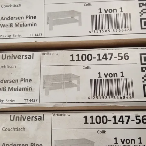 BRAND NEW TRENDTEAM BOXED COFFEE TABLE (1 BOX)