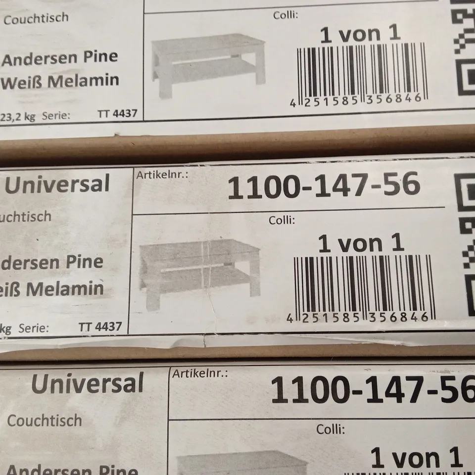 BRAND NEW TRENDTEAM BOXED COFFEE TABLE (1 BOX)