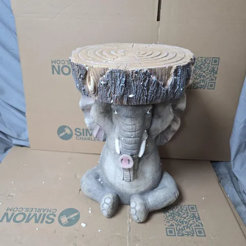 BOXED ELEPHANT STOOL 