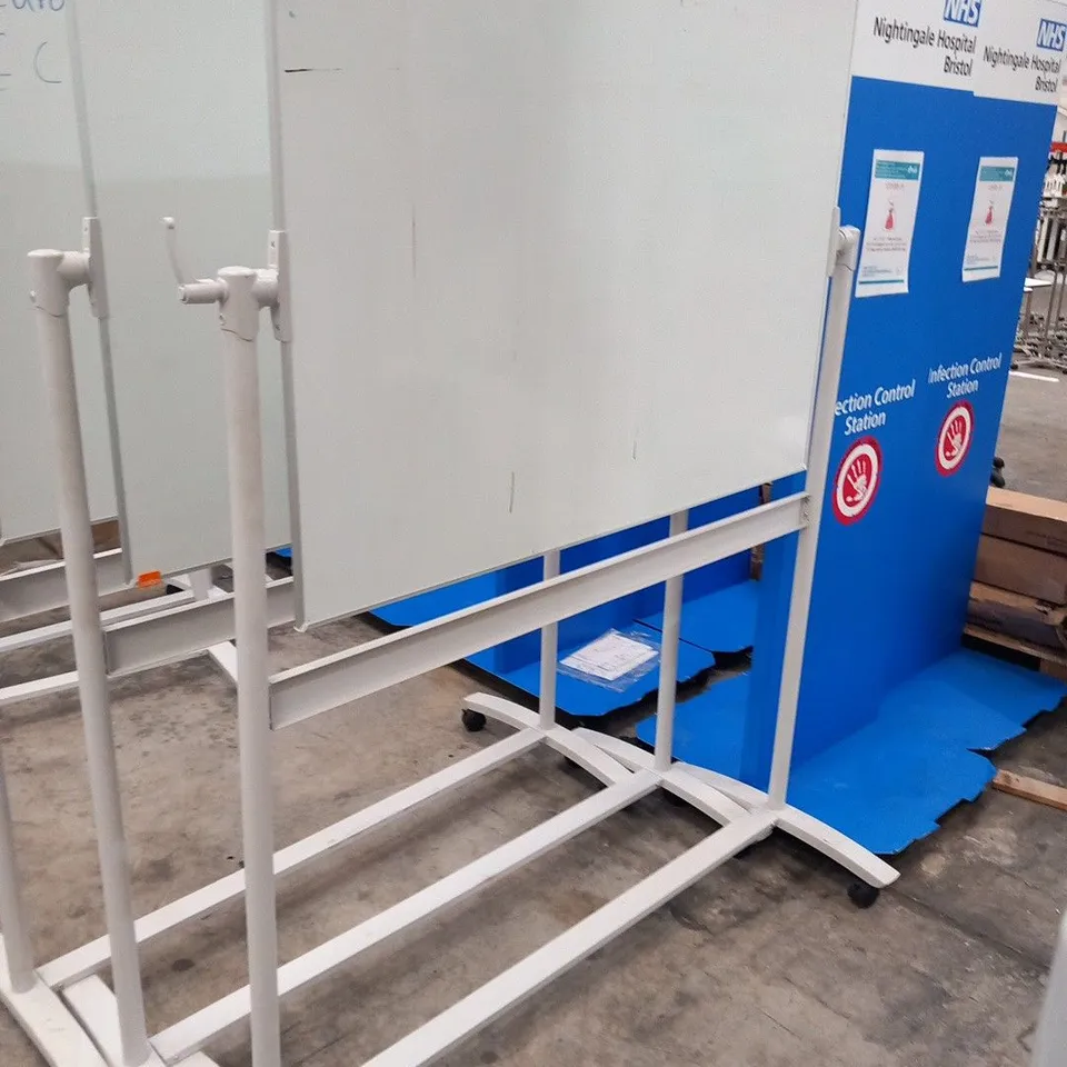 6 NOBO DOUBLE SIDED MOBILE WHITEBOARDS