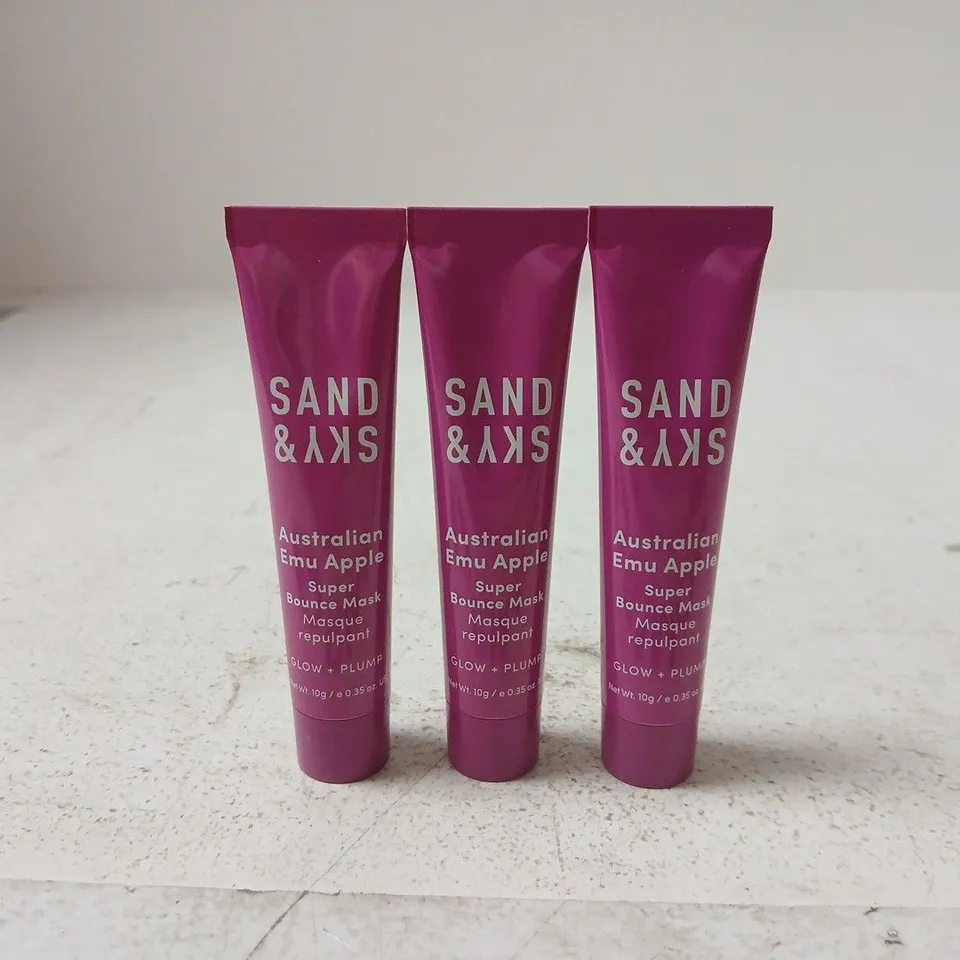 LARGE QUANTITY OF SAND & SKY AUSTRALIAN EMU APPLE SUPER BOUNCE MASK – 10G 
