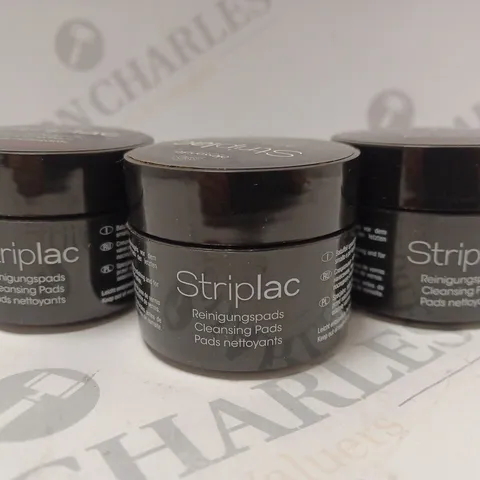 BOX OF APPROX 65 POTS OF ALESSANDRO STRIPLAC CLEANSING PADS 