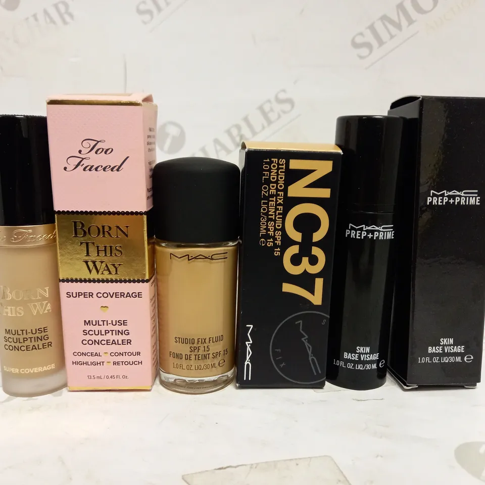 LOT OF 3 DESIGNER MAKE UP ITEMS, TO INCLUDE MAC & TOO FACED