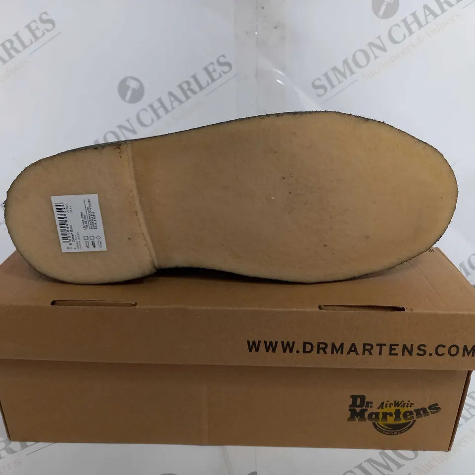 BOXED DR MARTINS DM CARLSON FUR LINED BLACK SUEDE - UK 5 