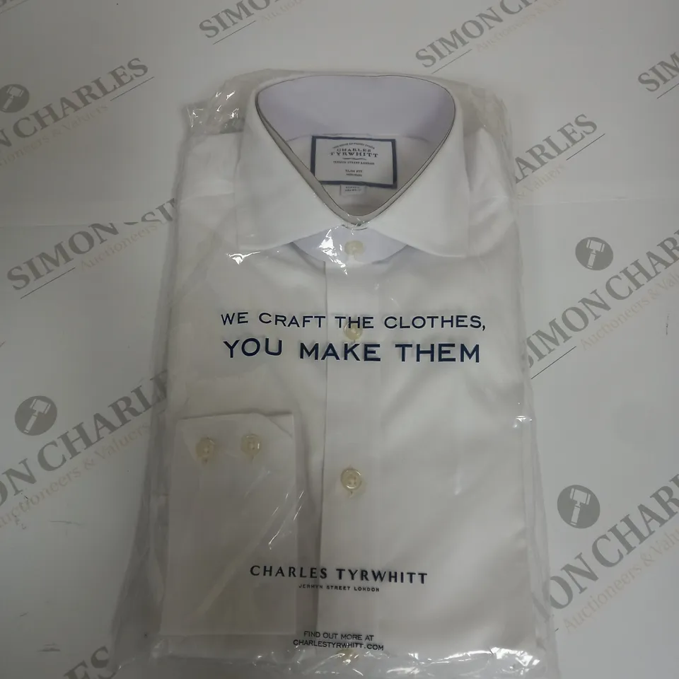 BAGGED CHARLES TYRWHITT SLIM FIT SHIRT 