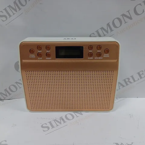 BOXED AKAI PORTABLE DAB RADIO