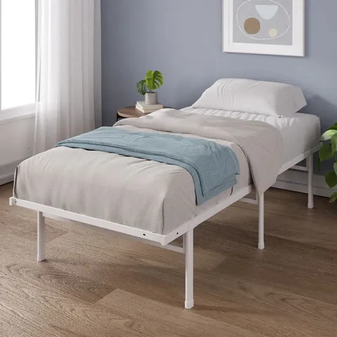 BOXED NIKOAL MODERN METAL BED FRAME 35CM/14IN HEIGHT /SIZE UNSPECIFIED 