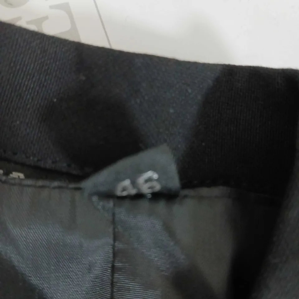 LADIES BLACK MILITARY STYLE BLAZER & MATHCHING WAISTCOAT SIZE 46