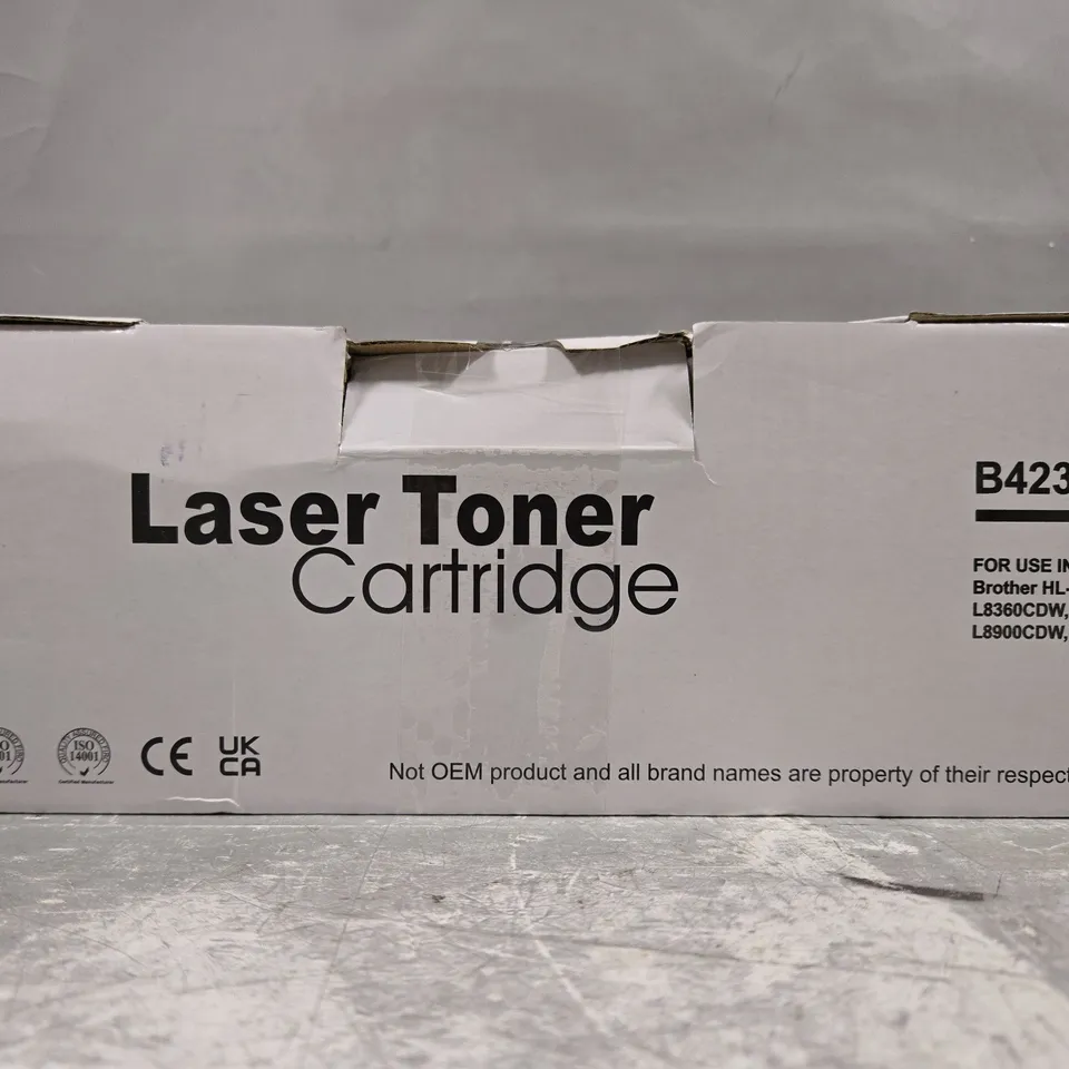 BOXED UNBRANDED LASER TONER CARTRIDGE B423K - BLACK