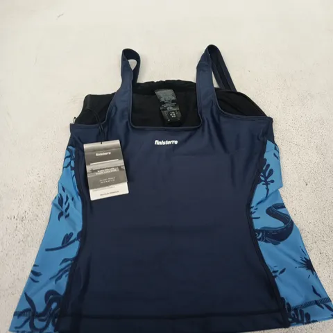 FINISTERRE AURORA TANKINI TOP – OCEAN FOLK NAVY – UK 8