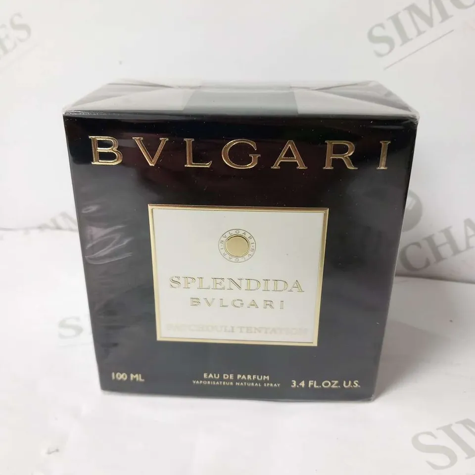 BOXED AND SEALED BVLGARI SPLENDIDA BVLGARI PATCHOULI TENTATION EAU DE PARFUM 100ML