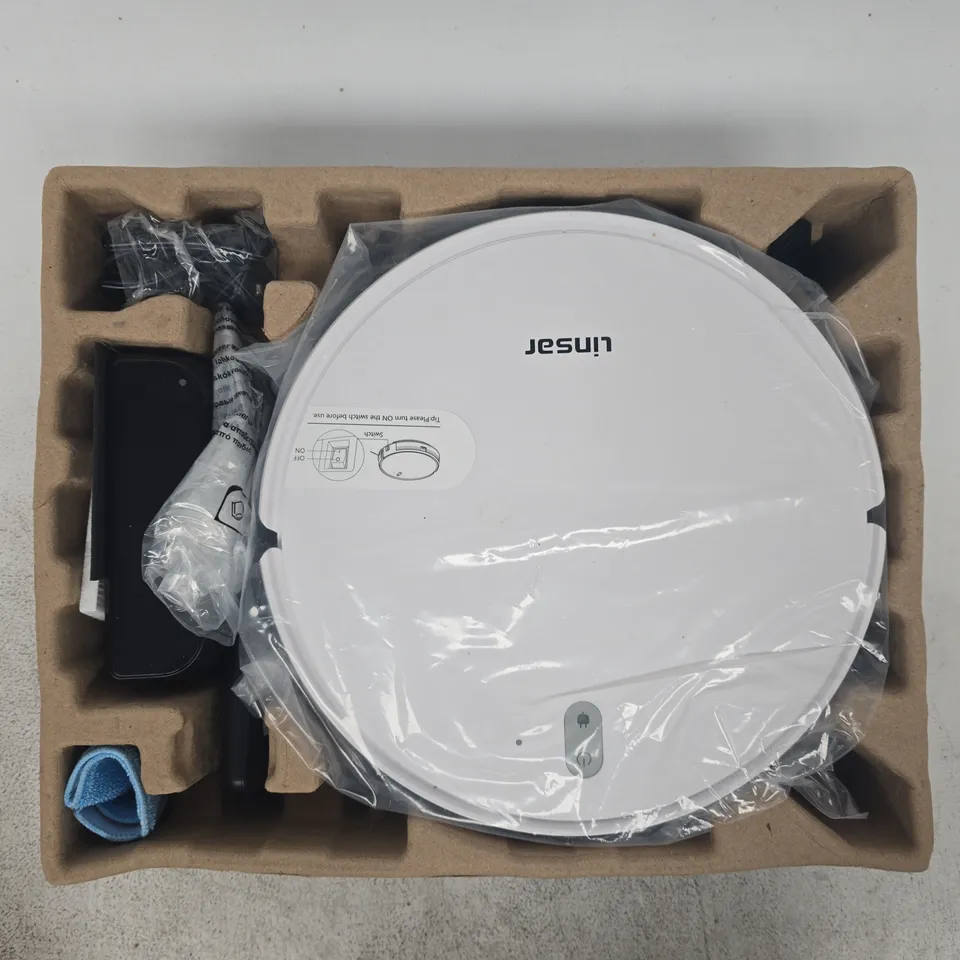 BOXED LINSAR ROBOTIC VACUUM CLEANER