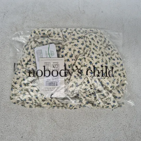 BAGGED NOBODY'S CHILD CORDELIA TOP IN WHITE SIZE UK 8