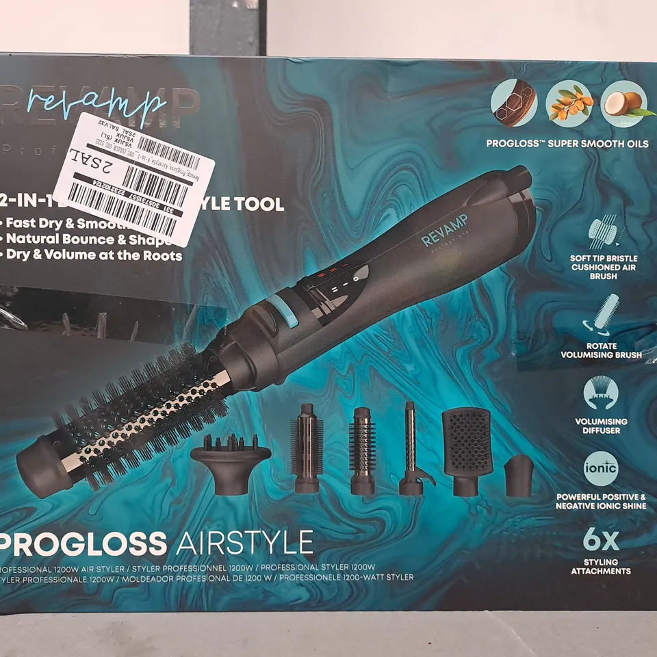 BOXED REVAMP PROGLOSS AIRSTYLER RRP £79.99