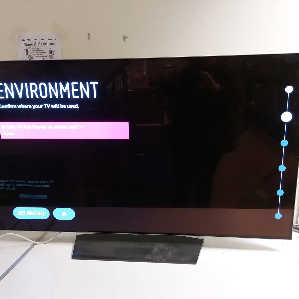LG OLED55E6V 55 INCH OLED 4K ULTRA HD 3D SMART TELEVISION COLLECTION ONLY  RRP £1399