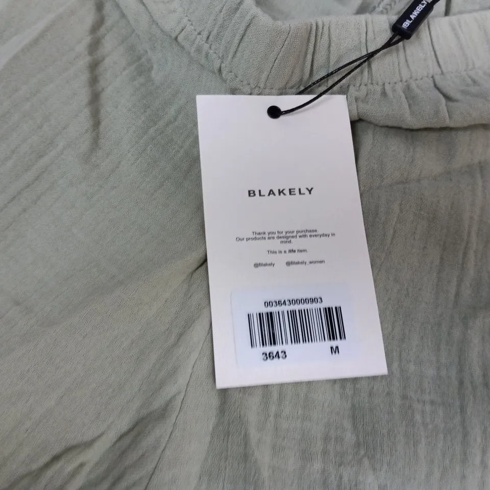 BLAKELY SHORTS – SAGE GREEN, MEDIUM