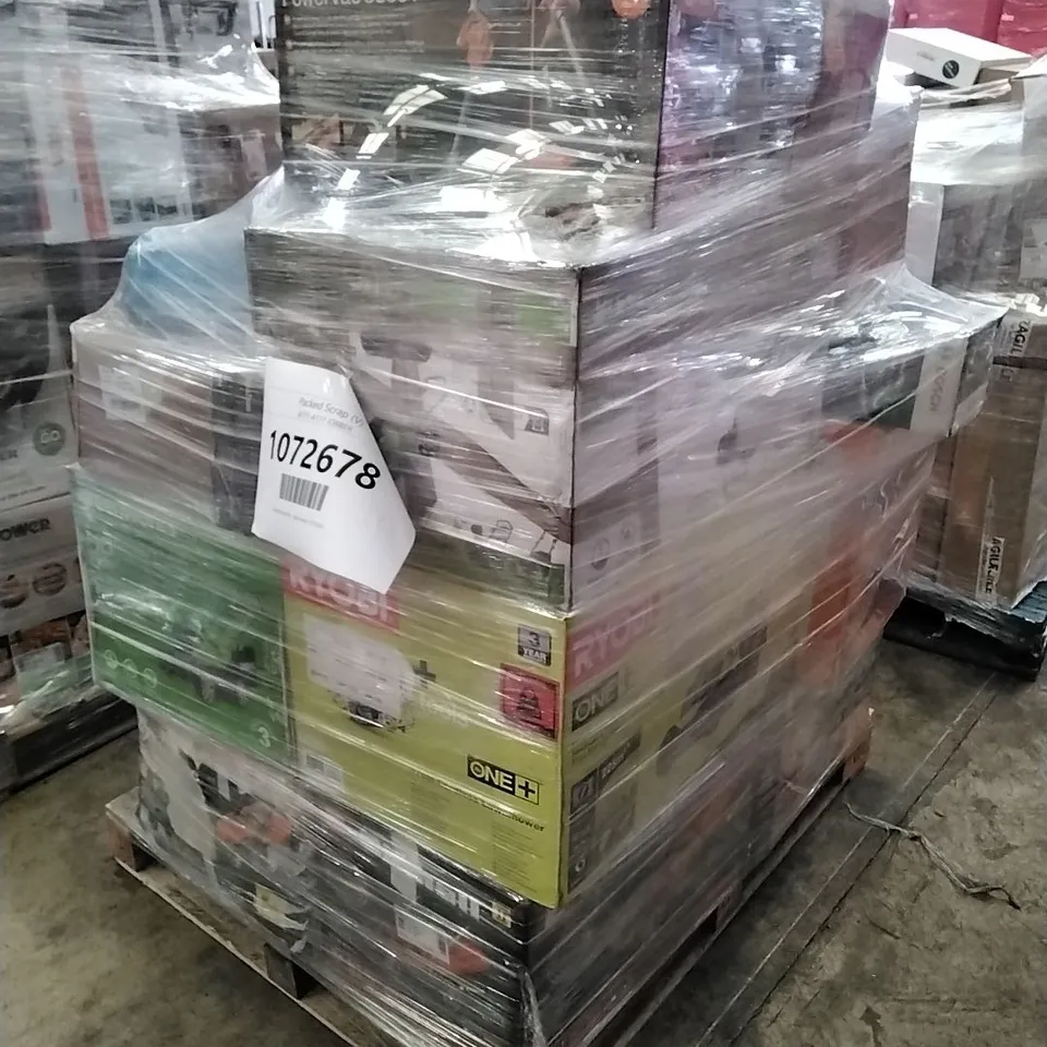 PALLET OF APPROXIMATELY 17 UNPROCESSED RAW RETURN HOUSEHOLD AND ELECTRICAL GOODS TO INCLUDE;