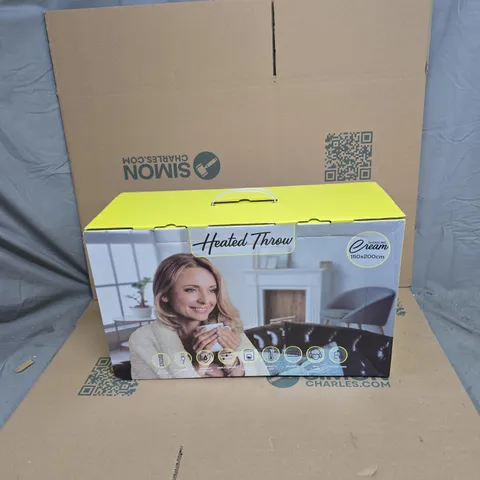 DEVOLOGY HOME HEATED THROW 150X200 CM – ELECTRIC BLANKET (BOXED) 