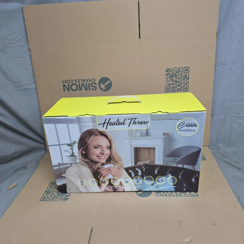 DEVOLOGY HOME HEATED THROW 150X200 CM – ELECTRIC BLANKET (BOXED) 