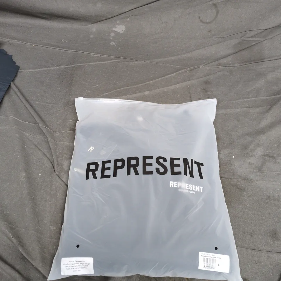 REPRESENT OWNERS CLUB HOODIE – BLACK – SIZE L