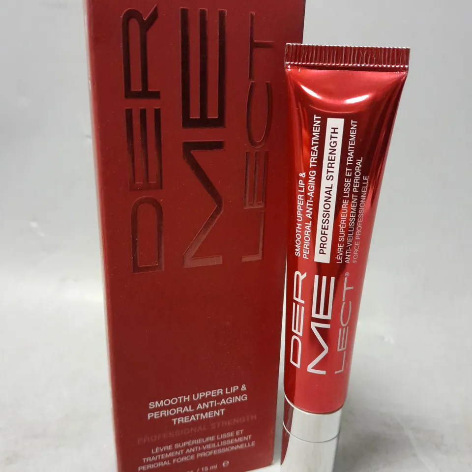 BOXED DERMELECT SMOOTH UPPER LIP & PERIORAL ANTI-AGING TREATMENT 15ML 