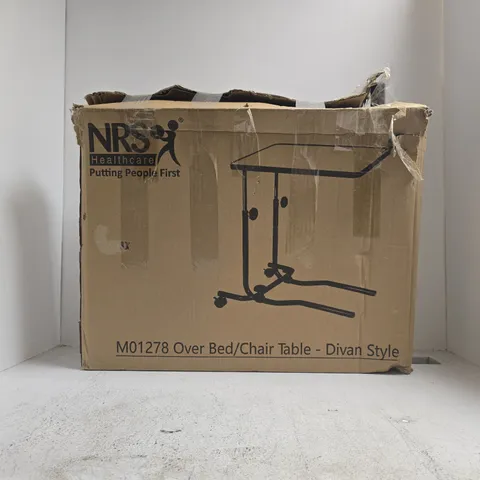 NRS HEALTHCARE OVER BED/CHAIR TABLE – DIVAN STYLE