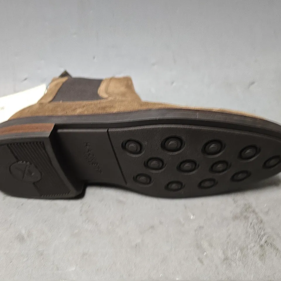 HACKETT LONDON SLIP ON BROWN BOOTS  EGMONT MASTER - SIZE 42