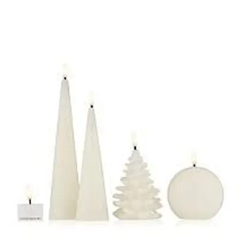 HOME STORIES WAX FLAMELESS CANDLE ASSORTMENT