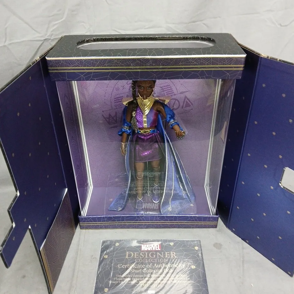 MARVEL DESIGNER COLLECTION WORLD OF WAKANDA LIMITED EDITION SHURI DOLL - 2601 OF 4500