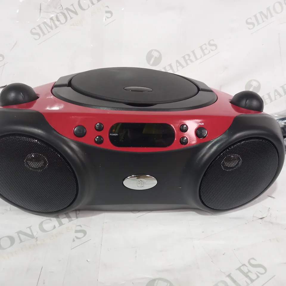 BOXED BLUETOOTH CD BOOMBOX