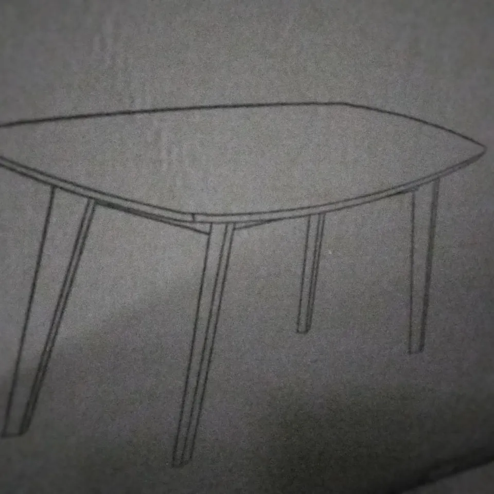 BOXED CASA DINING TABLE WHITE/LIME WOOD