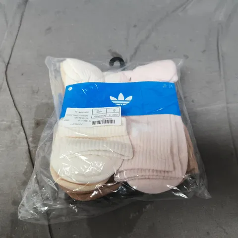 ADIDAS SOCKS PACK – X6- SIZE 8.5/10