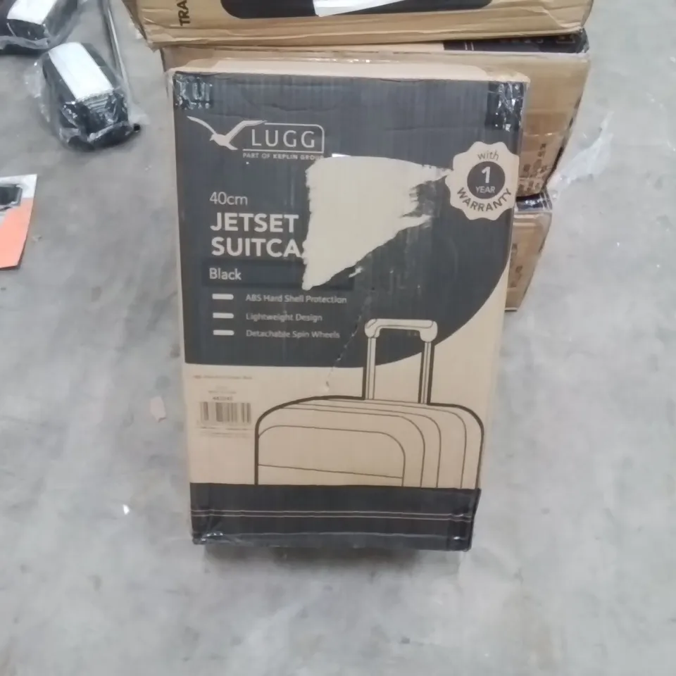 BOXED LUGG - 40CM JETSET SUITCASE BLACK