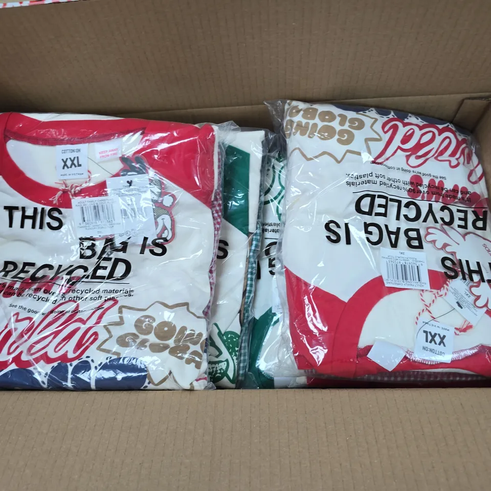 APPROXIMATELY 11 ASSORTED ADULT CHRISTMAS PJ SETS IN VARIOUS SIZES