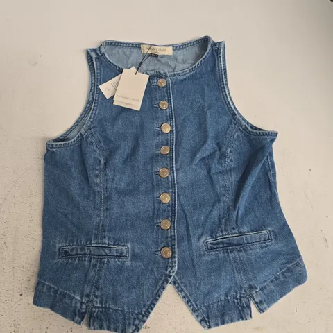 NOBODYS CHILD EMERALD WAISTCOAT - UK 10