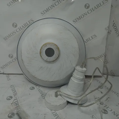 BOXED MERCURY ROW HEIDENREICH 1 LIGHT DOME PENDANT WHITE