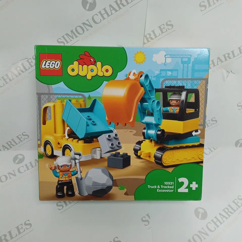 BOXED LEGO DUPLO 10931 TRUCK & TRACKED EXCAVATOR