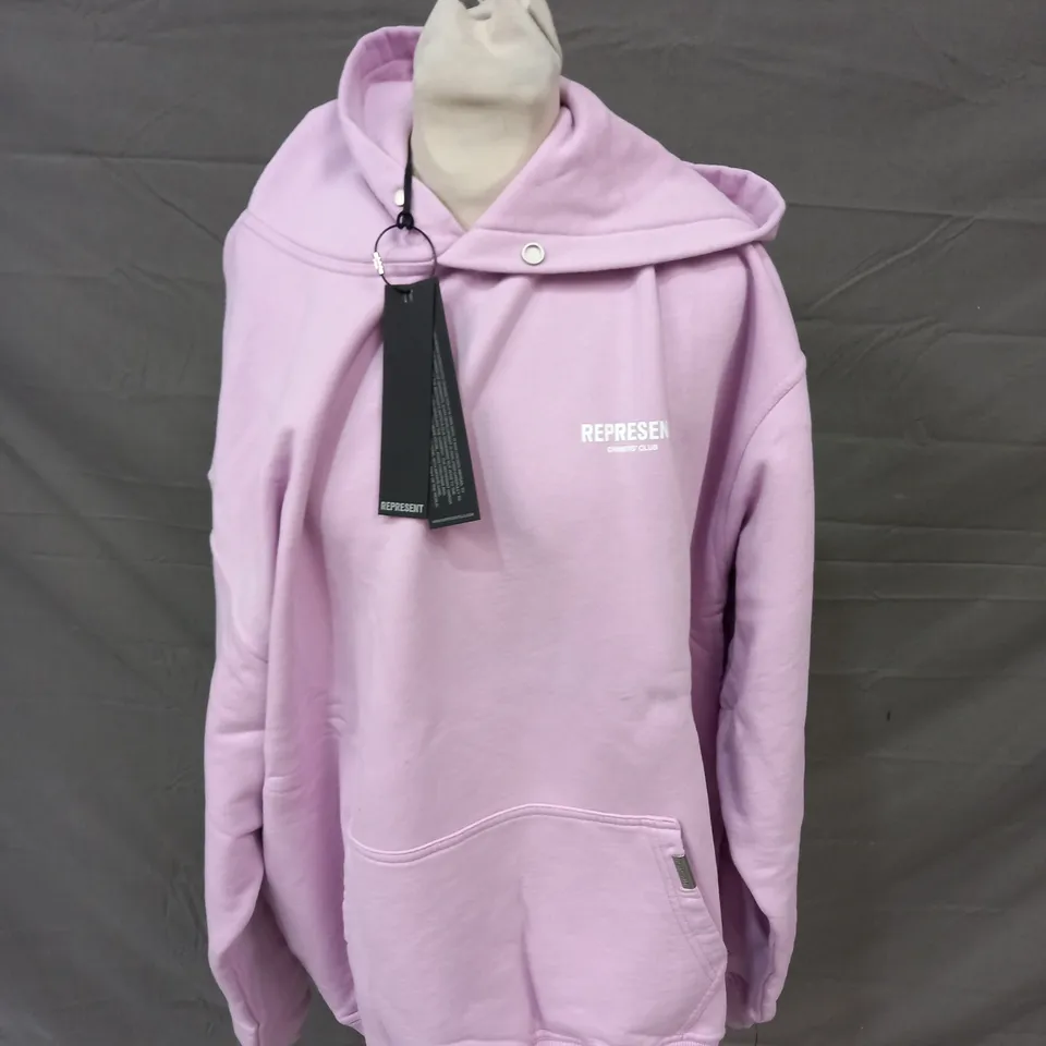 REPRESENT OWNERS CLUB HOODIE IN PASTEL LILAC - XL