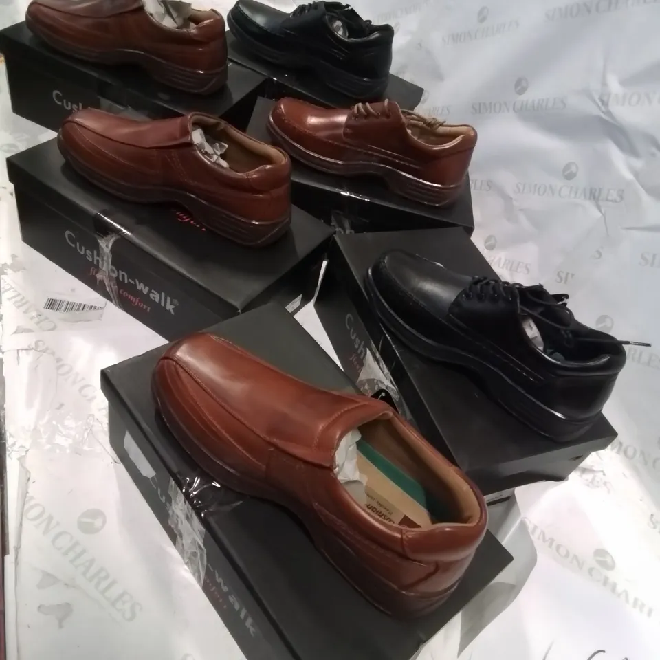 SELECTION OF BOXED CUSHION-WALK LEATHER SHOES, (STYLES, COLOURS AND SIZES VARY)