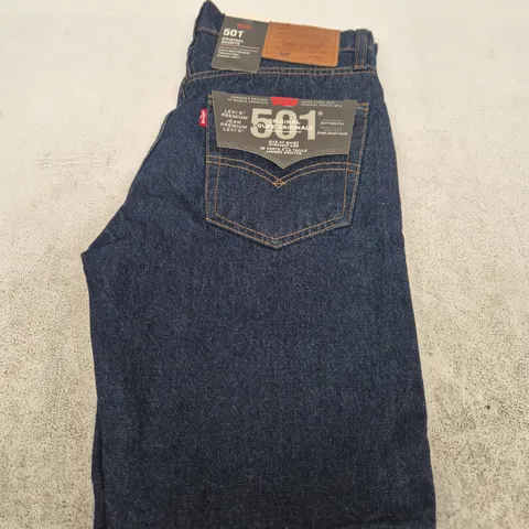 LEVI'S 501 ORIGINAL DENIM SHORTS β BLUE DENIM, W32