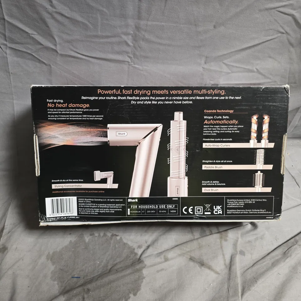SHARK FLEXSTYLE AIR STYLING & DRYING SYSTEM – BOXED (4-IN-1)