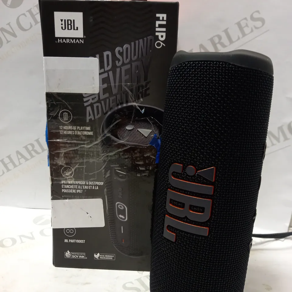 JBL FLIP 6 PORTABLE BLUETOOTH SPEAKER