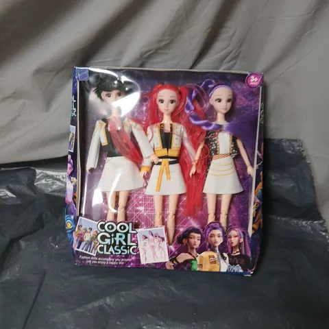 COOL GIRL CLASSIC FASHION DOLLS – BOXED SET OF 3
