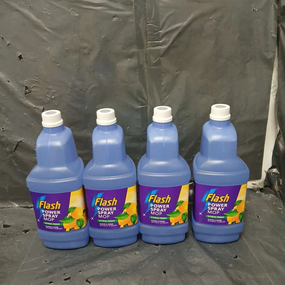 FLASH POWER SPRAY MOP CITRUS FRESH X4