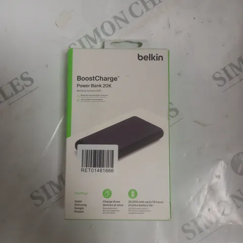 BOXED AND SEALED BELKIN BOOST CHARGE POWER BANK