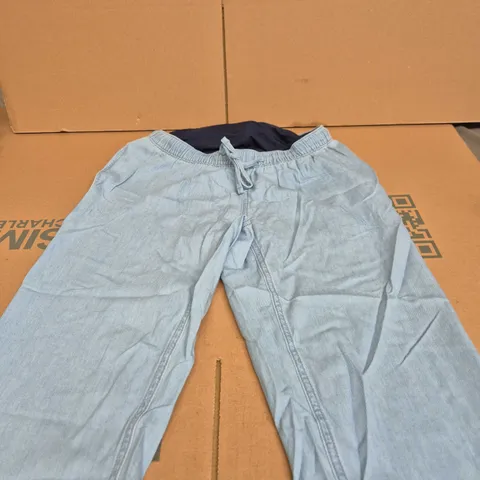 NEW LOOK MATERNITY DENIM – LIGHT BLUE JEANS, UK 8