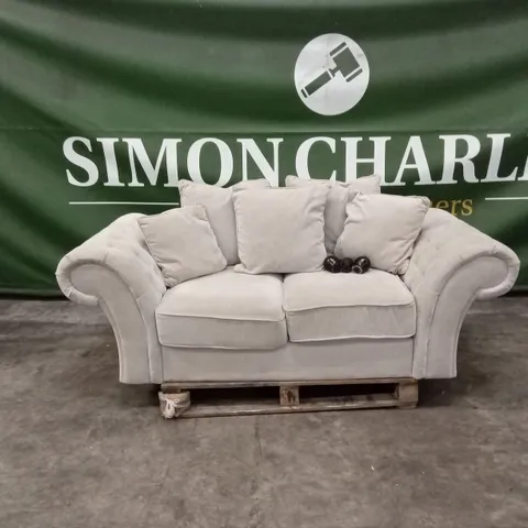 WINDSOR 2 SEATER FABRIC SCATTER BACK SOFA