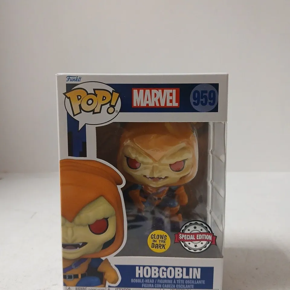 BOXED FUNKO POP! MARVEL HOBGOBLIN – GLOW IN THE DARK SPECIAL EDITION - 959