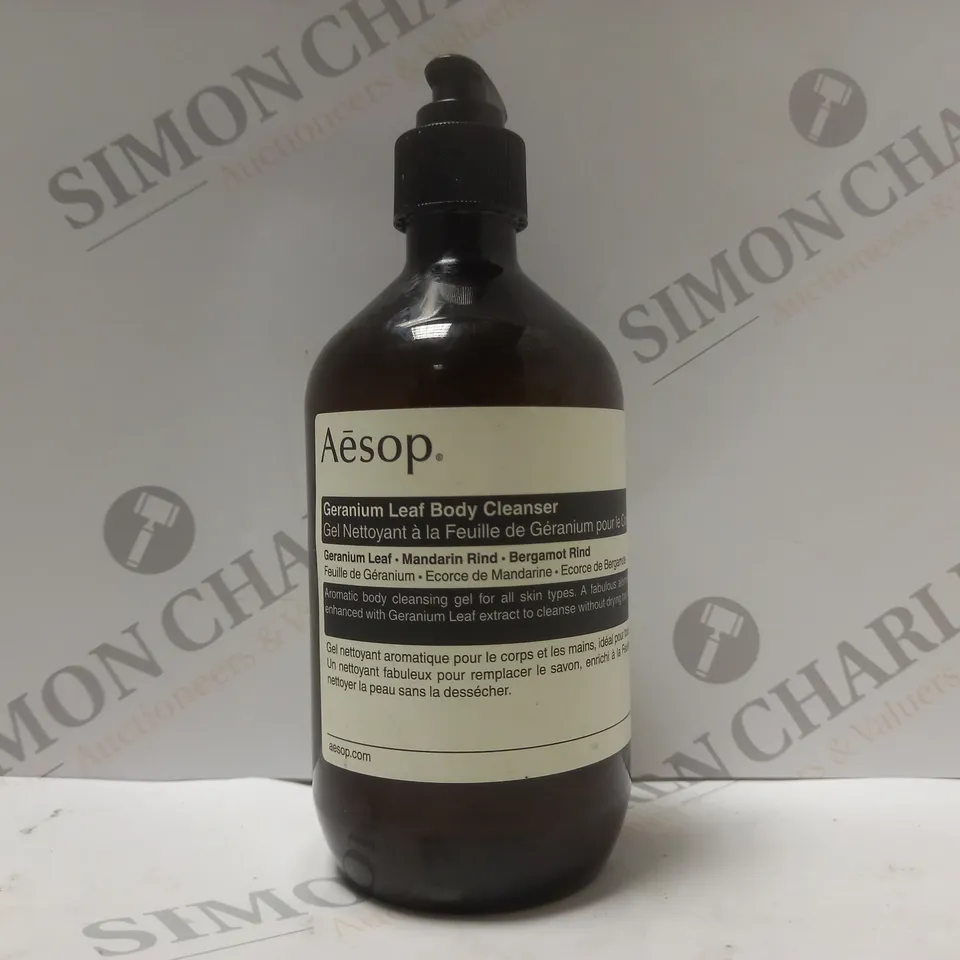 AESOP GERANIUM LEAF BODY CLEANSER 500ML 