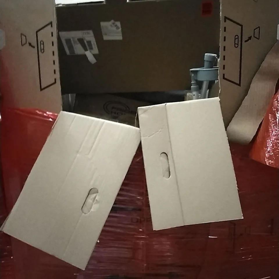 PALLET OF HOUSEHOLD ITEMS TO INCLUDE SCOOTER, BABY FITNESS BLANKET, AB MACHINE,  WREATH AND OTHER ASSORTED ITEMS...